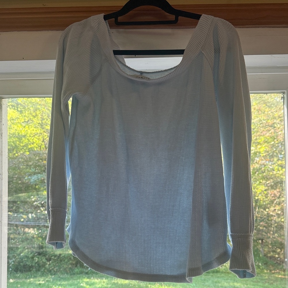 Abercrombie Light Blue Long Sleeve Top